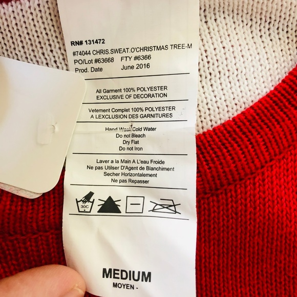 O Christmas Tree Ugly Christmas Sweater M - Picture 5 of 5